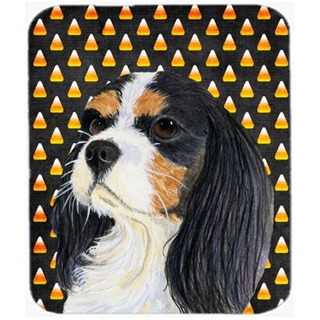 SKILLEDPOWER Cavalier Spaniel Tricolor Candy Corn Halloween Mouse Pad; Hot Pad or Trivet SK628952